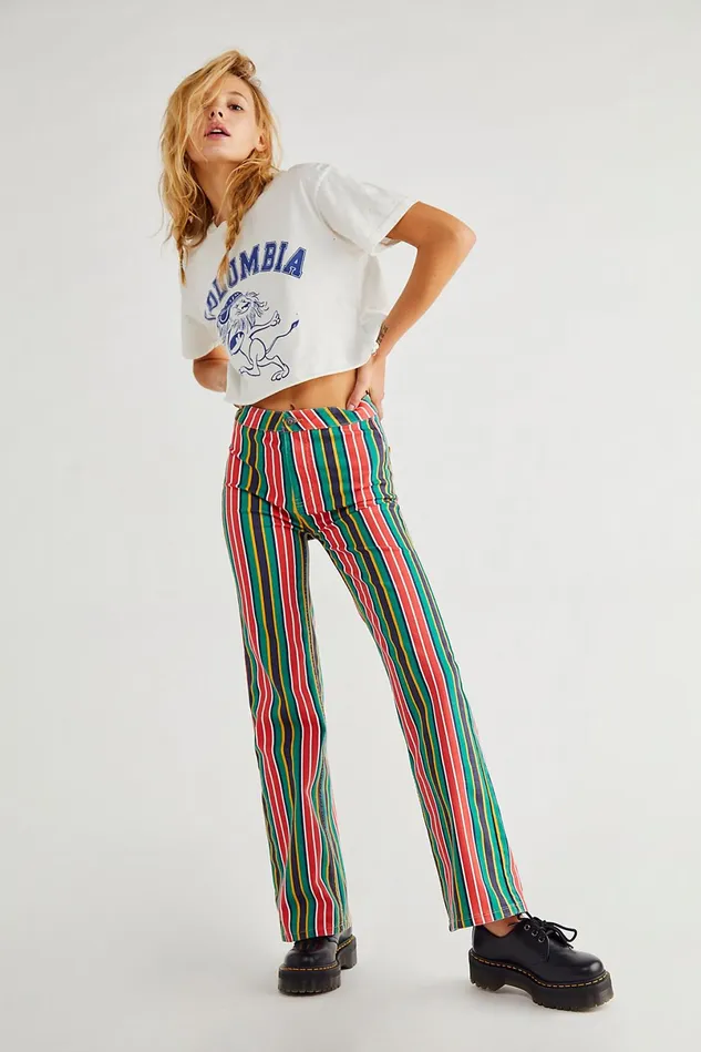 Women StraightLeg Jeans Free People Printed Seneca StraightLeg Pants Red Rocks Combo Women StraightLeg Jeans Free People Printed Seneca StraightLeg Pants Red Rocks Combo