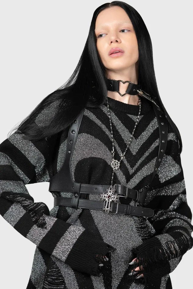 Women Sweaters Killstar Libi Sweater B