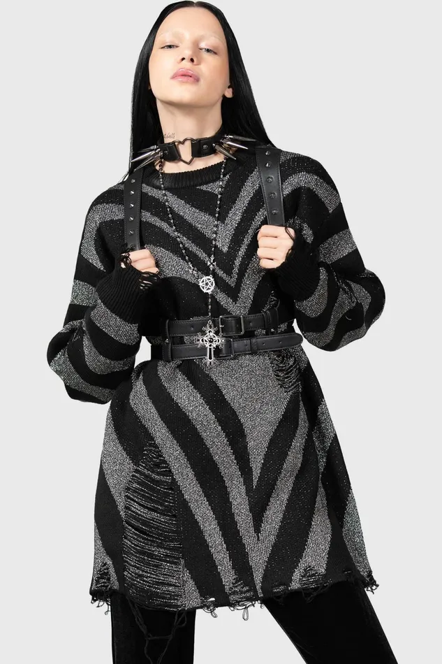 Women Sweaters Killstar Libi Sweater B