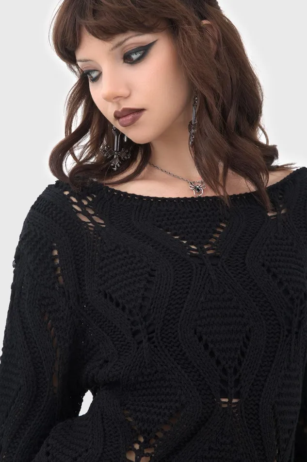 Women Sweaters Killstar Nebula Riot Sweater