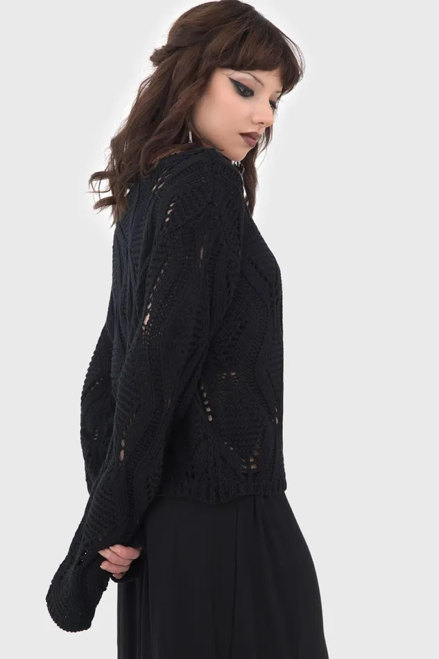 Women Sweaters Killstar Nebula Riot Sweater