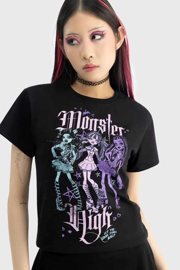 Women TShirts and Vests Killstar Alumni Tour Shrunken Tee