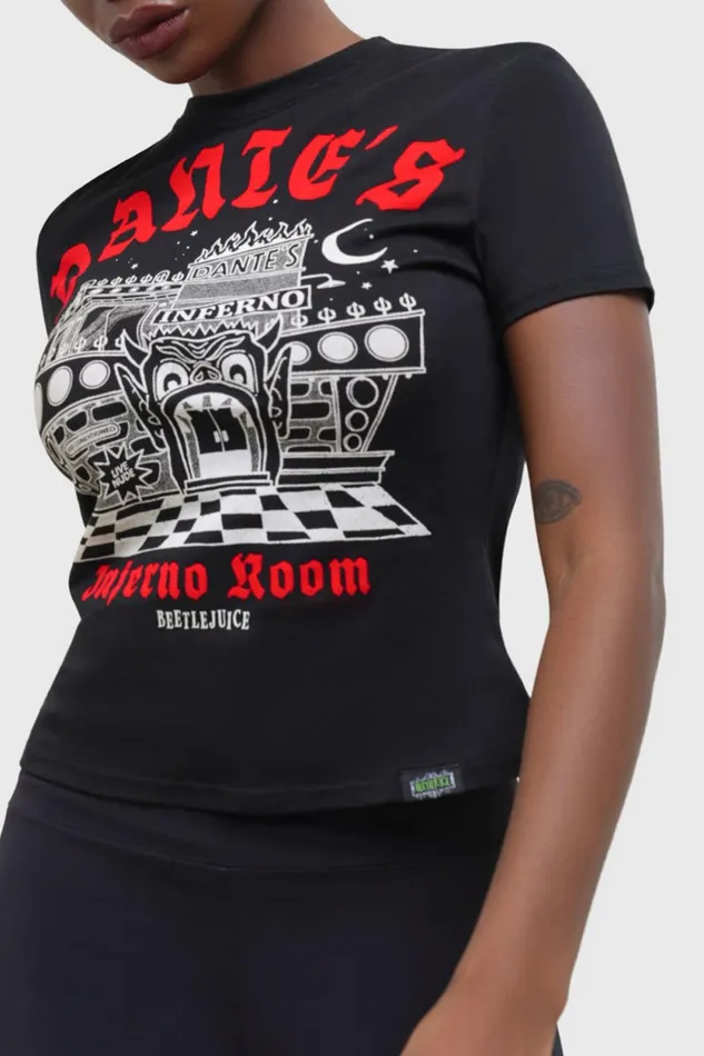 Women TShirts and Vests Killstar Dante039s Inferno Fitted TShirt