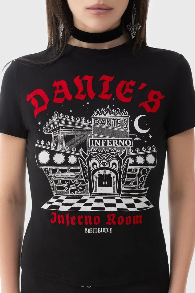 Women TShirts and Vests Killstar Dante039s Inferno Fitted TShirt