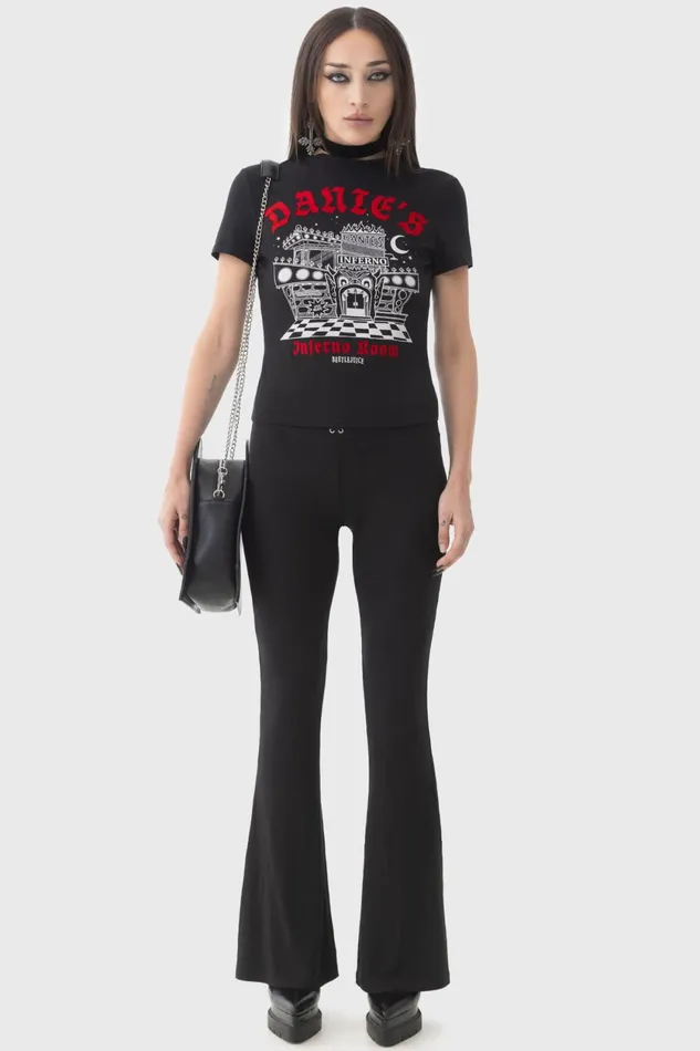 Women TShirts and Vests Killstar Dante039s Inferno Fitted TShirt