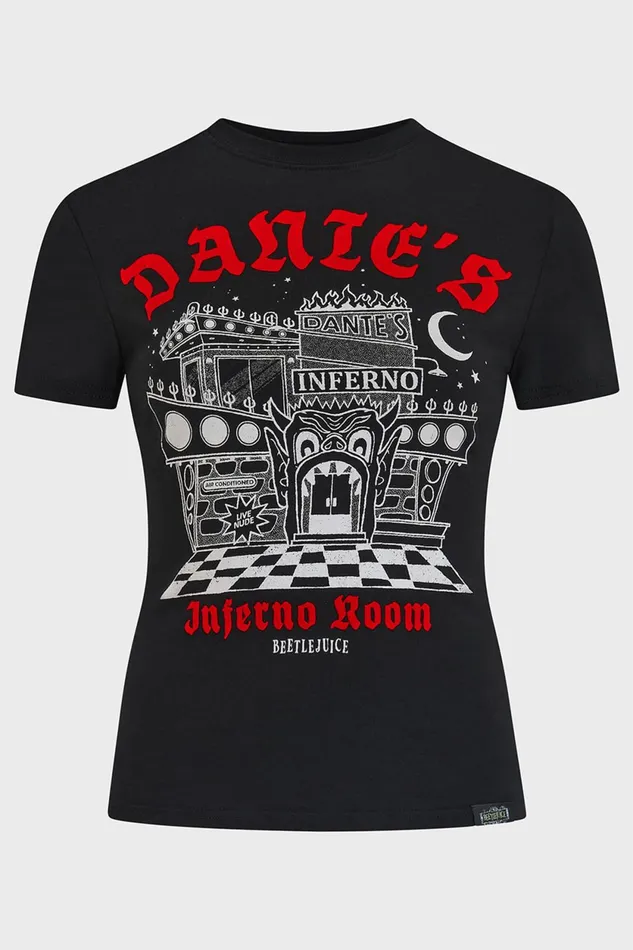 Women TShirts and Vests Killstar Dante039s Inferno Fitted TShirt