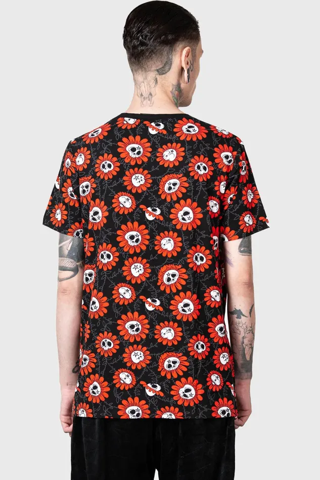 Women TShirts and Vests Killstar Gloom Garden TShirt