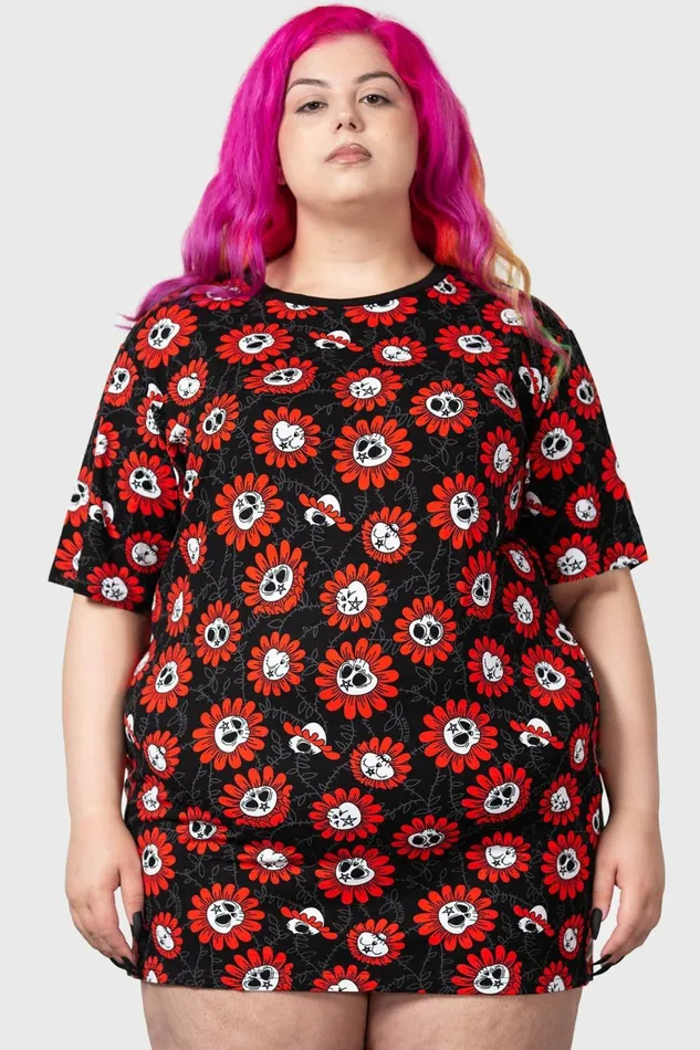 Women TShirts and Vests Killstar Gloom Garden TShirt