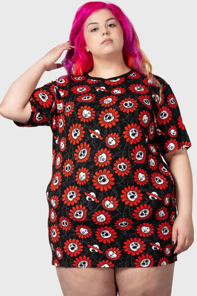Women TShirts and Vests Killstar Gloom Garden TShirt