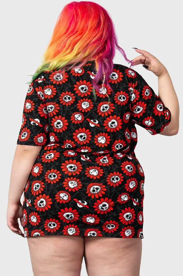 Women TShirts and Vests Killstar Gloom Garden TShirt