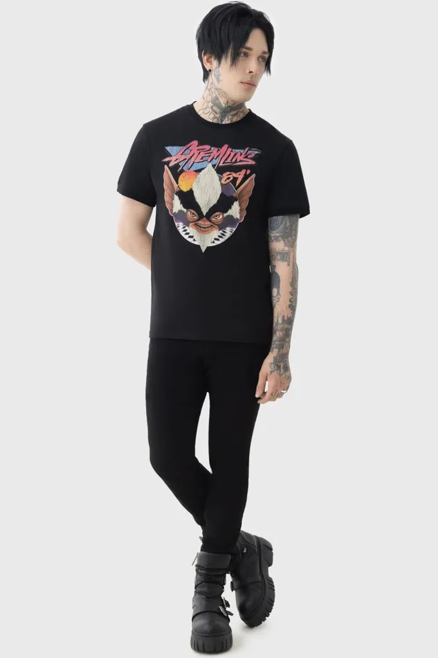 Women TShirts and Vests Killstar Gremlins 84 T Shirt