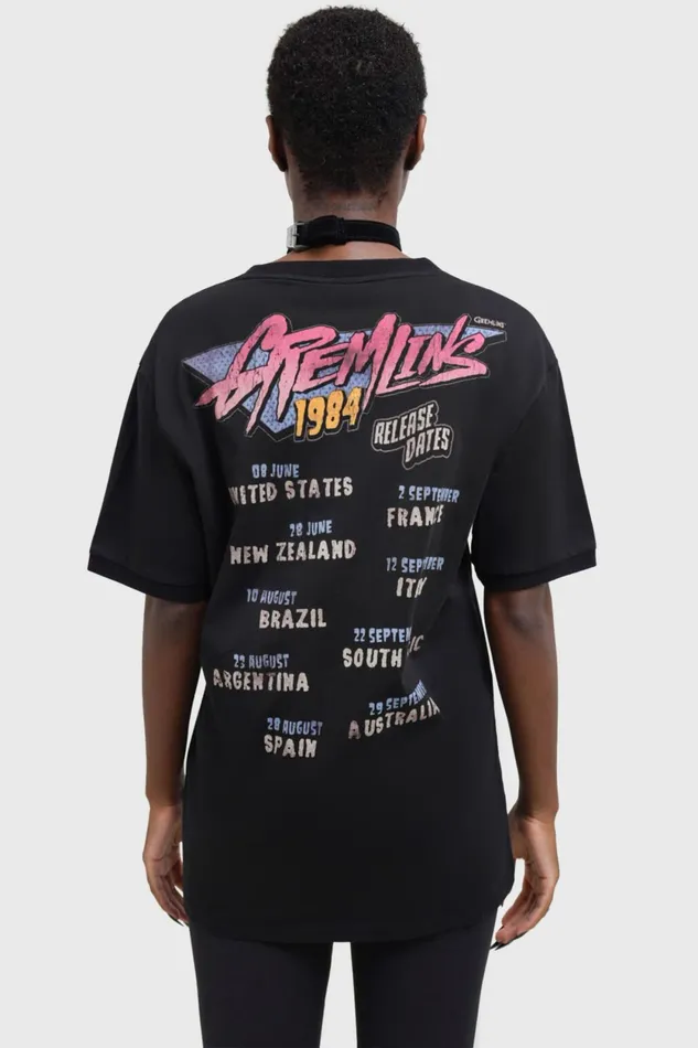 Women TShirts and Vests Killstar Gremlins 84 T Shirt