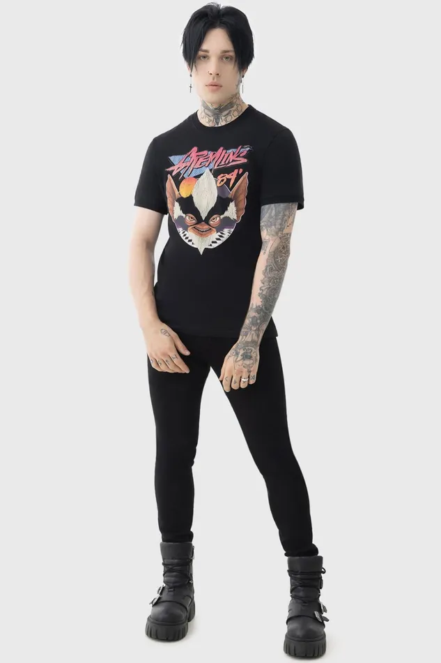 Women TShirts and Vests Killstar Gremlins 84 T Shirt