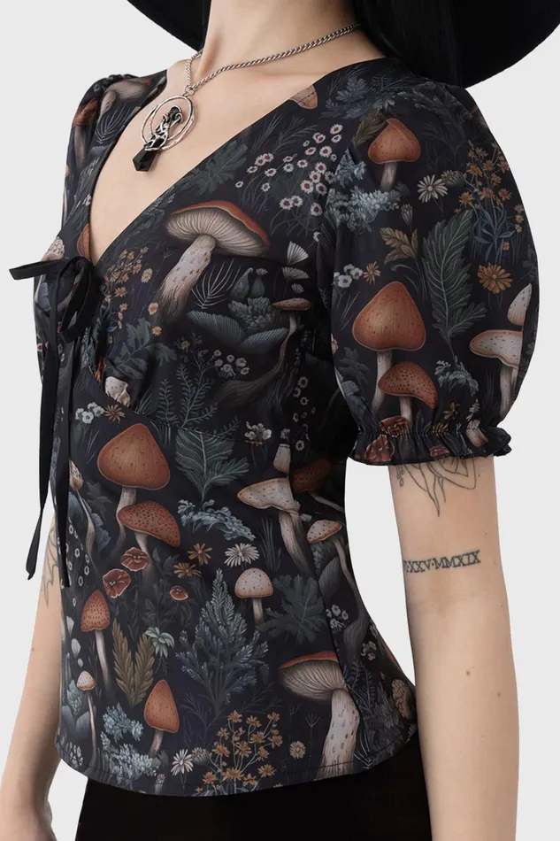 Women TShirts and Vests Killstar Night Forager Top