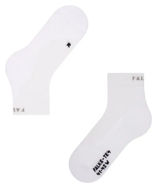 Women TE 4 Short Women Tennis Socks White FALKE Tennis Socks