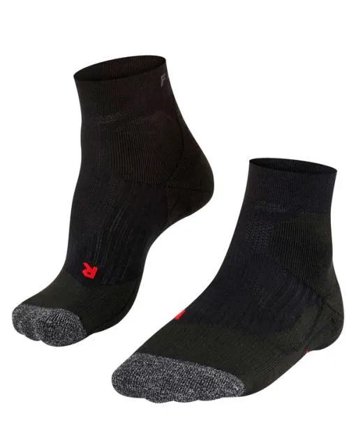 Women TE2 Short Women Tennis Short Sock Black FALKE Tennis Socks