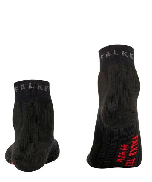 Women TE2 Short Women Tennis Short Sock Black FALKE Tennis Socks
