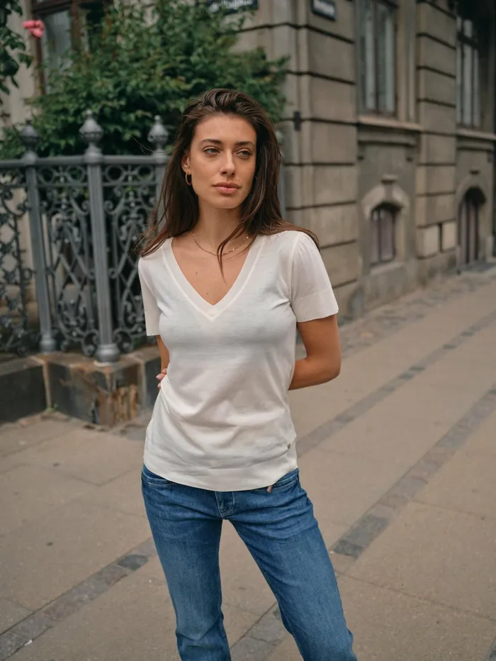 Women Tees MOS MOSH MMSink OSS Tee Ecru