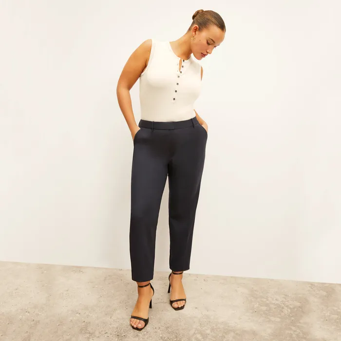 Women The Crimmins Pointelle Tank 8211 Cotton Silk Knit Ivory Sweaters M M LaFleur