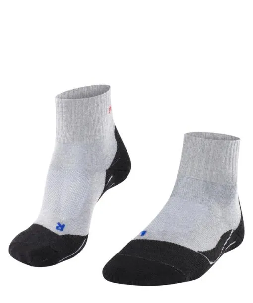 Women TK2 Explore Cool Short Women Trekking Short Sock Light Grey FALKE Hiking Socks
