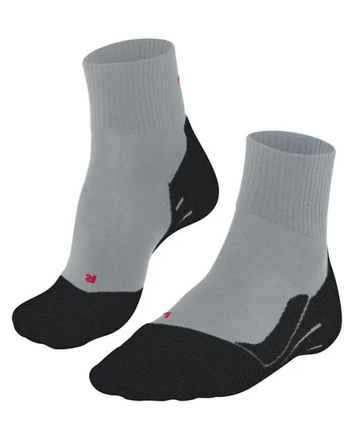Women TK5 Wander Wool Short Women Trekking Short Sock Light Grey FALKE Hiking Socks