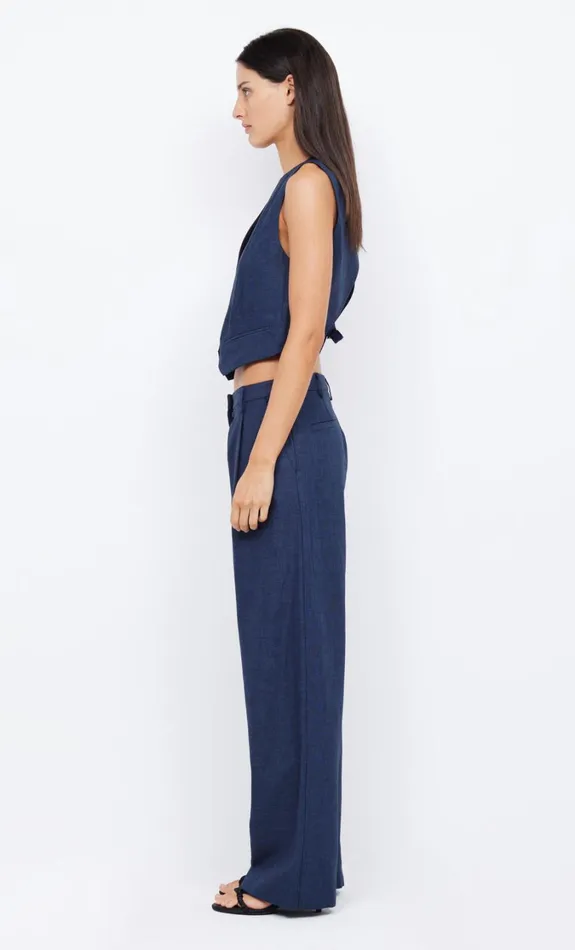 Women Tops Bec Bridge MADDOX CUT OUT VEST Indigo
