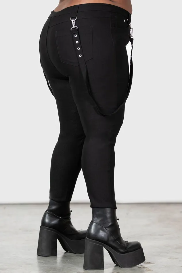 Women Trousers and Jeans Killstar The Rave Skinny Trousers