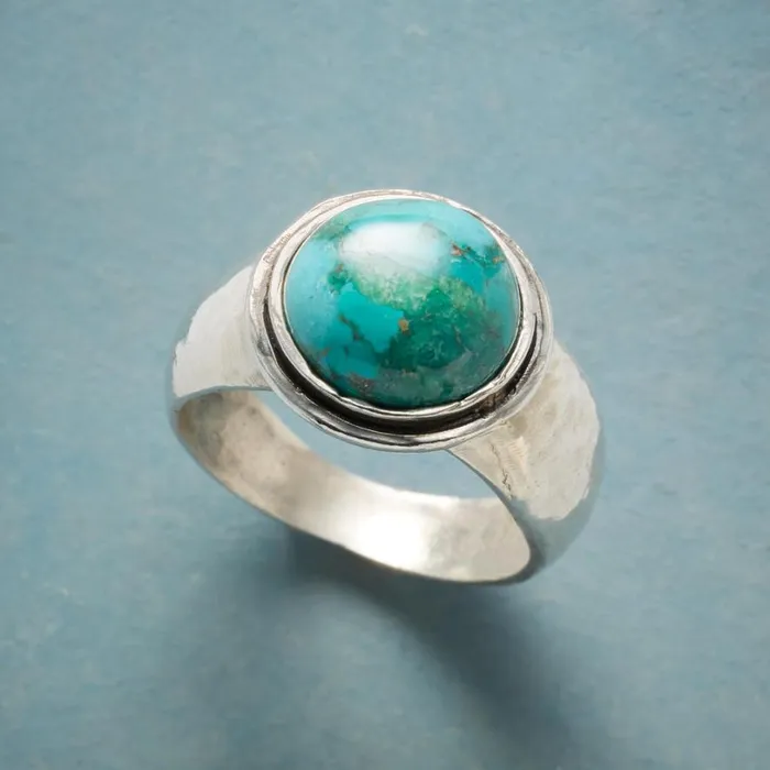 Women Turquoise Island Ring Sundance Catalog Rings
