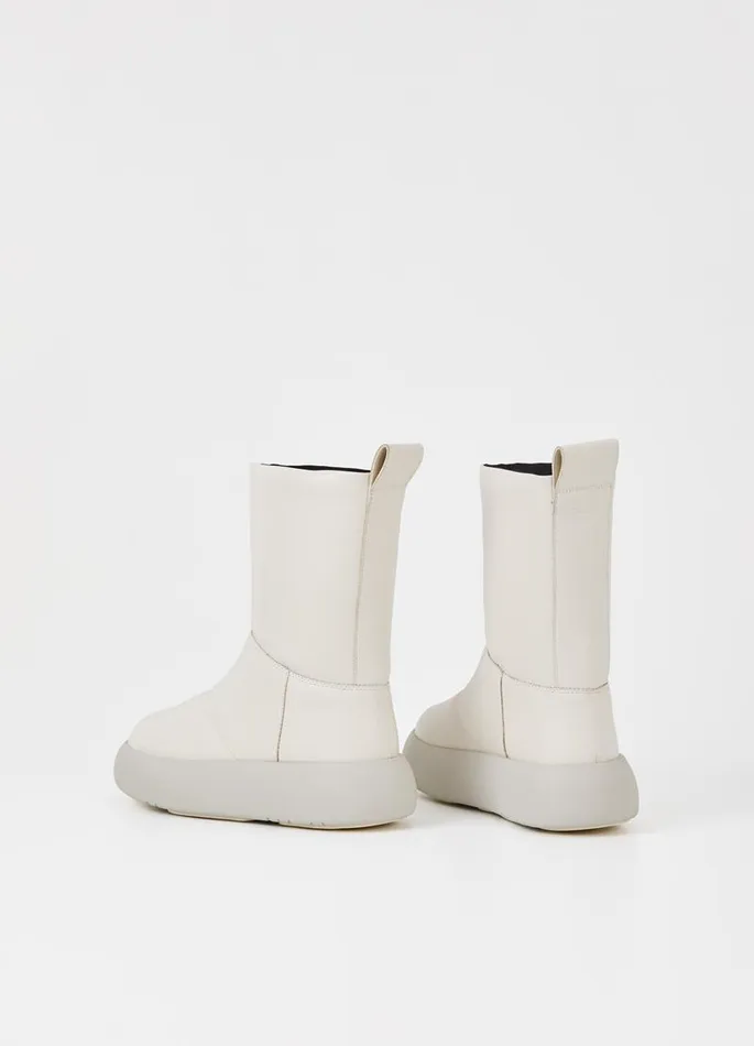 Women Vagabond Boots AYLIN BOOTS Offwhite Leather