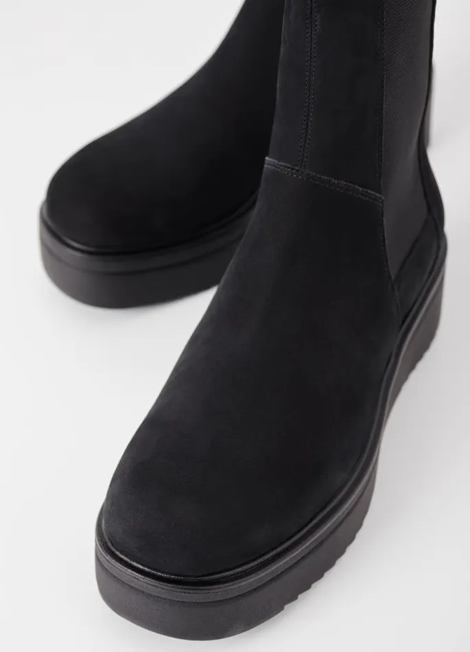 Women Vagabond Boots TARA BOOTS Black Nubuck