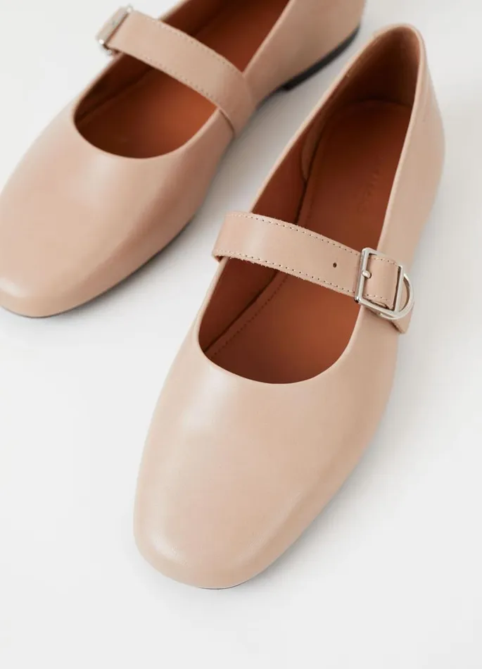 Women Vagabond Mary Janes JOLIN SHOES Light Brown Leather