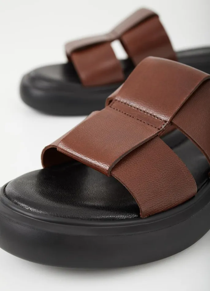 Women Vagabond Sandals BLENDA SANDALS Brown Leather