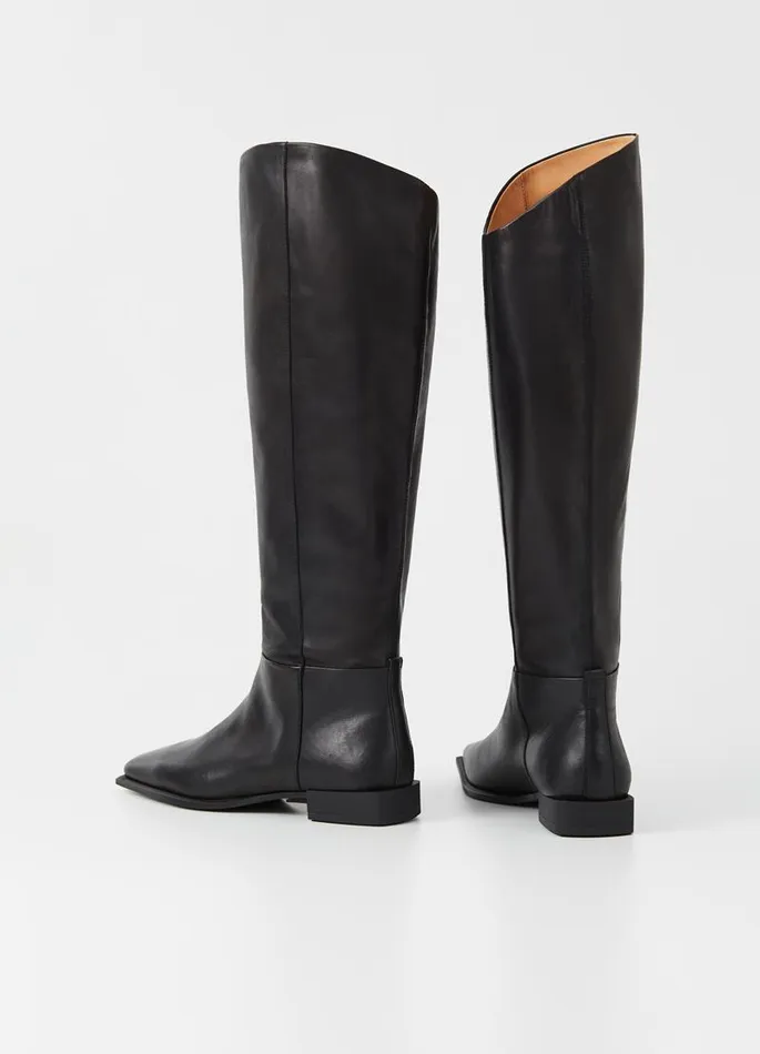Women Vagabond Tall Boots SALMA TALL BOOTS Black Leather