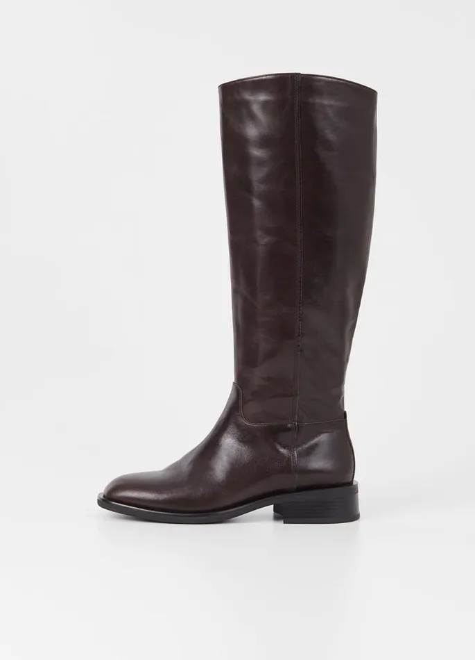 Women Vagabond Tall Boots SHEILA TALL BOOTS Brown Leather