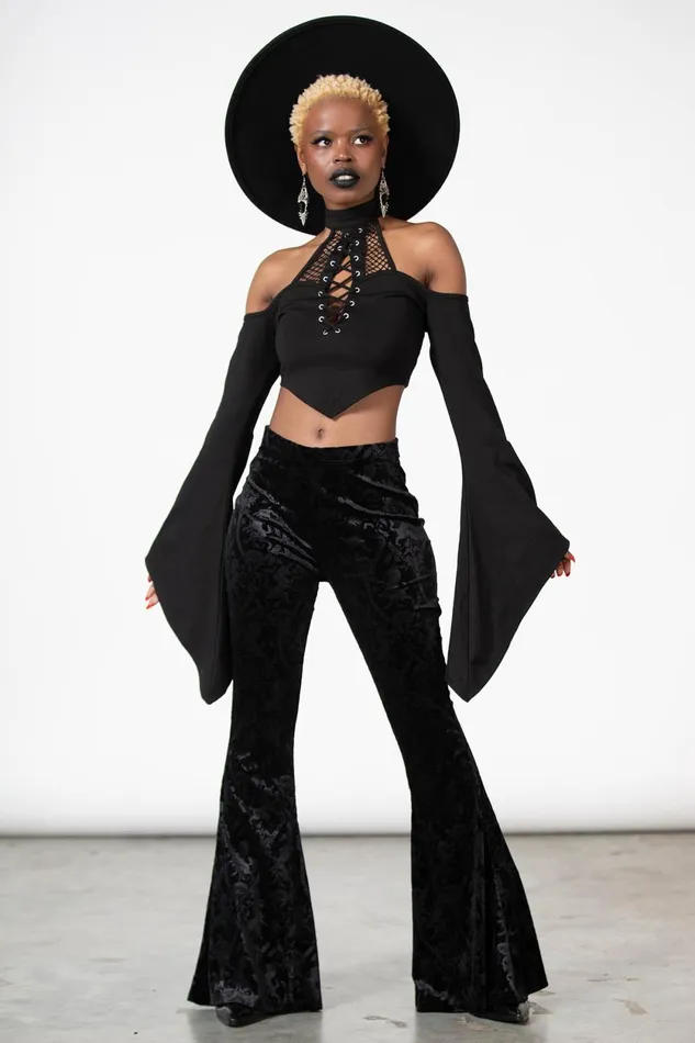 Women Velvet Killstar Dark Dynasty Flares B