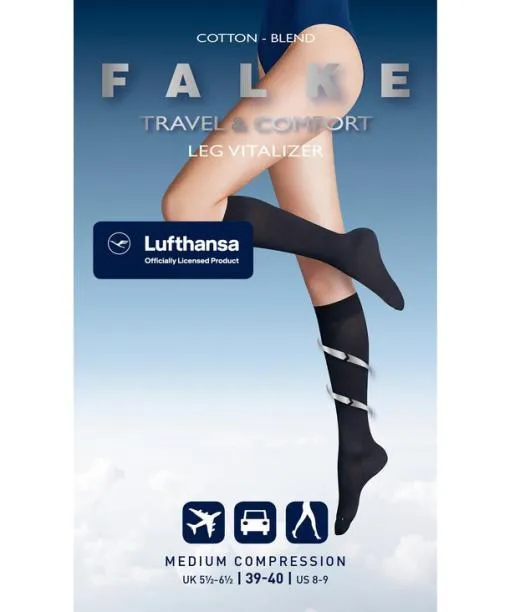 Women Vitalizer Women Kneehigh Socks Cream FALKE Knee High Socks