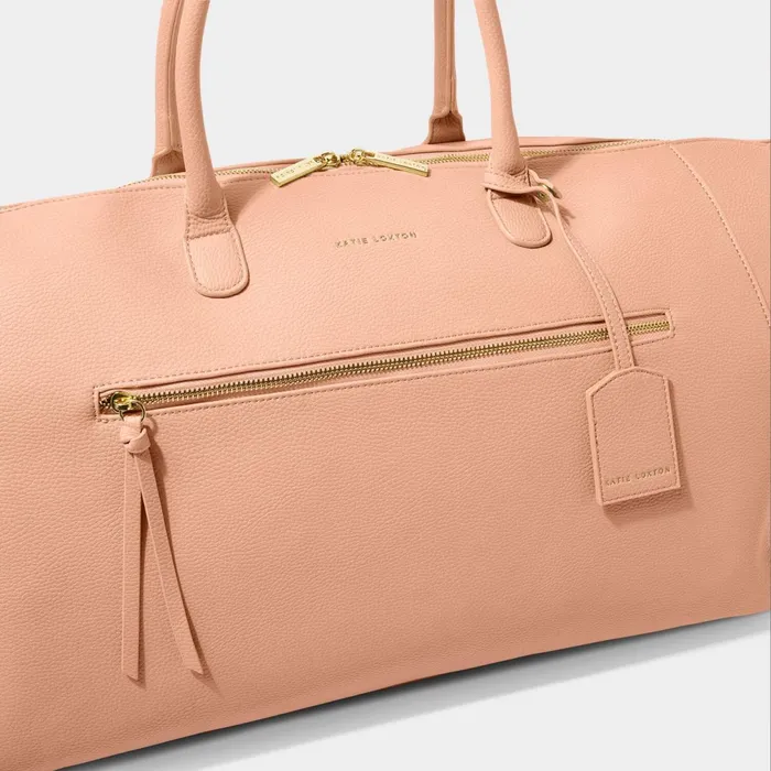 Women Weekend Bags Katie Loxton Chelsea Weekend Bag In Peony Blush 8211 Travel Duffel Bag