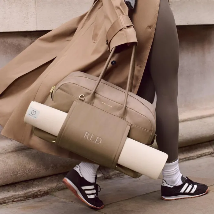 Women Weekend Bags Katie Loxton NylonLuxe Everyday Holdall In Taupe 8211 Weekend Bag Women Weekend Bags Katie Loxton NylonLuxe Everyday Holdall In Taupe 8211 Weekend Bag