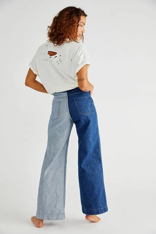 Women WideLeg Jeans Free People Nelly Jeans Half Tone