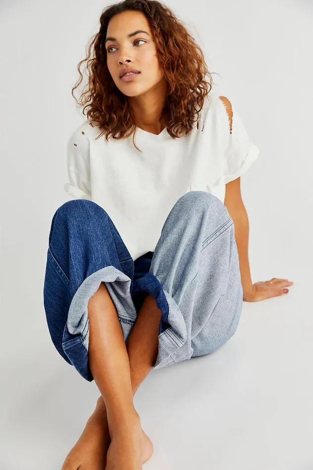 Women WideLeg Jeans Free People Nelly Jeans Half Tone