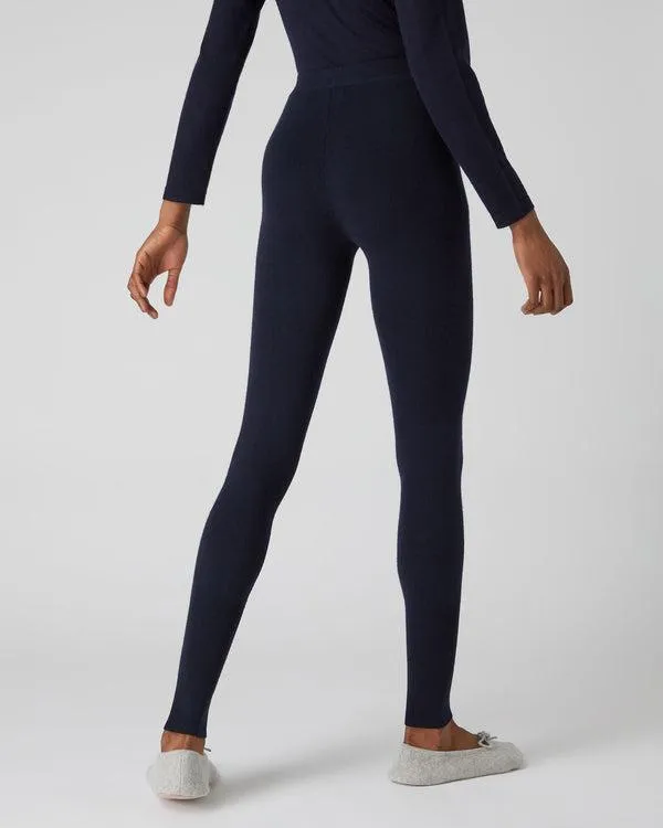 Women Women039s Cashmere LeggingsIn Navy Blue Navy Blue NPeal Leggings and Trousers