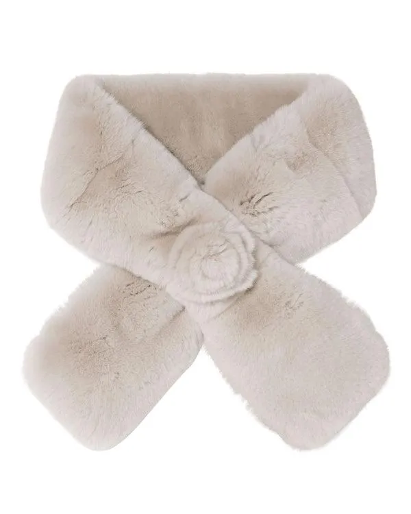 Women Women039s Fur Neck WarmerIn Sand Brown Sand Brown NPeal Cashmere Scarves