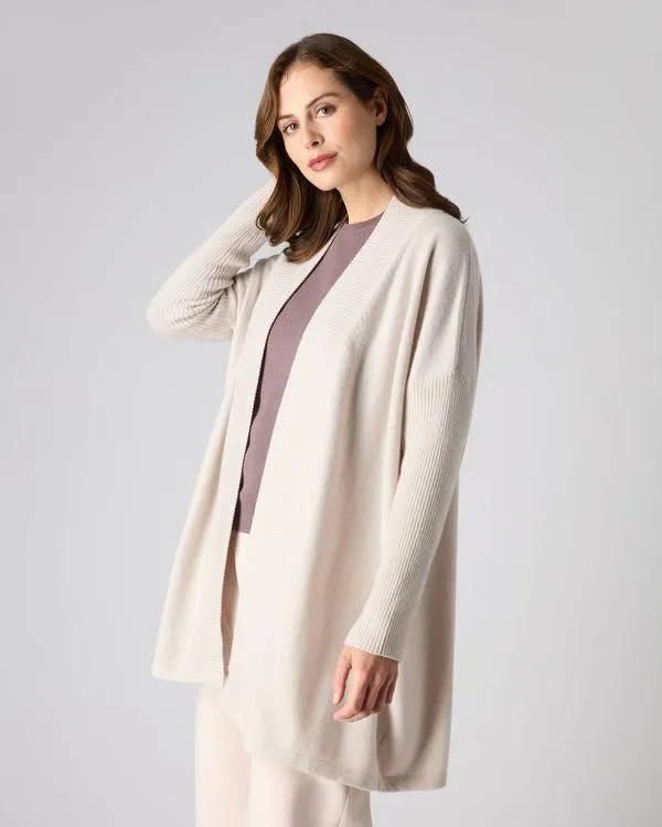 Women Women039s Long Relaxed Cashmere CardiganIn Snow Grey Snow Grey NPeal Cardigans Women Women039s Long Relaxed Cashmere CardiganIn Snow Grey Snow Grey NPeal Cardigans