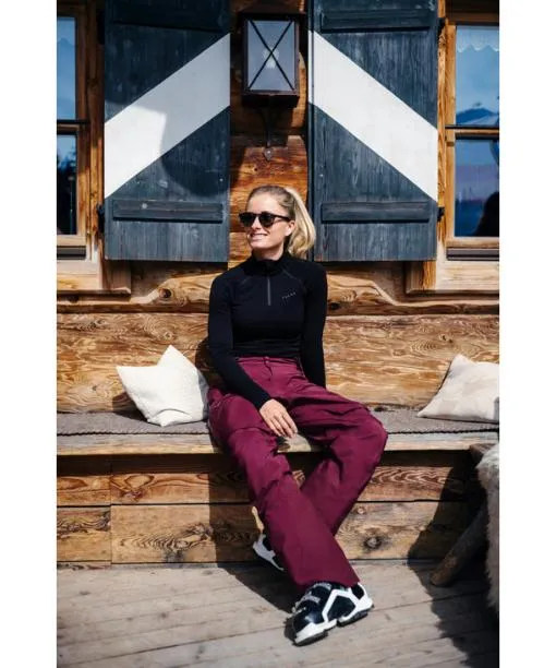Women Women Long Sleeve Shirt Maximum Warm Black FALKE Long Sleeve Shirts