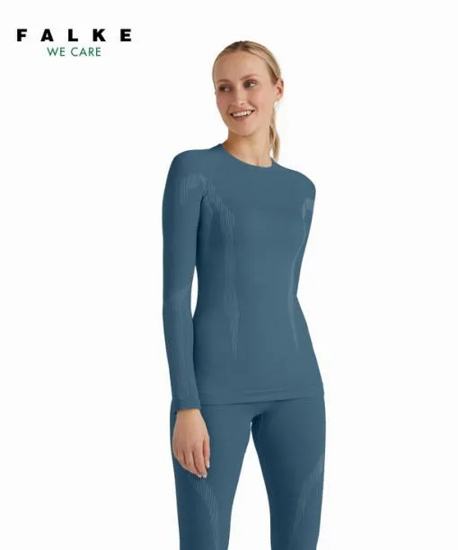 Women Women Long Sleeve Shirt WoolTech Capitain FALKE Long Sleeve Shirts