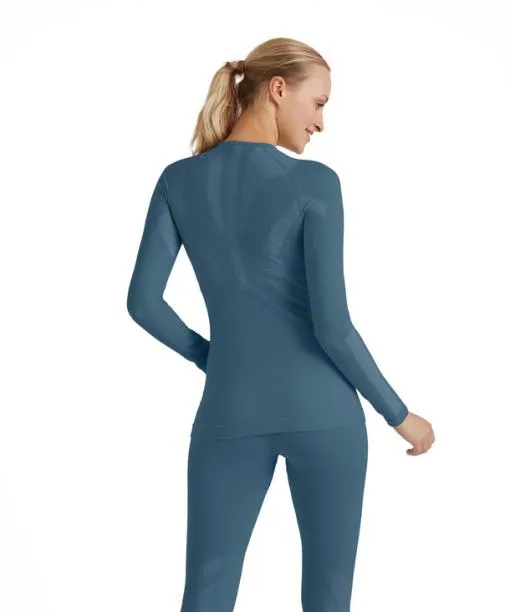 Women Women Long Sleeve Shirt WoolTech Capitain FALKE Long Sleeve Shirts