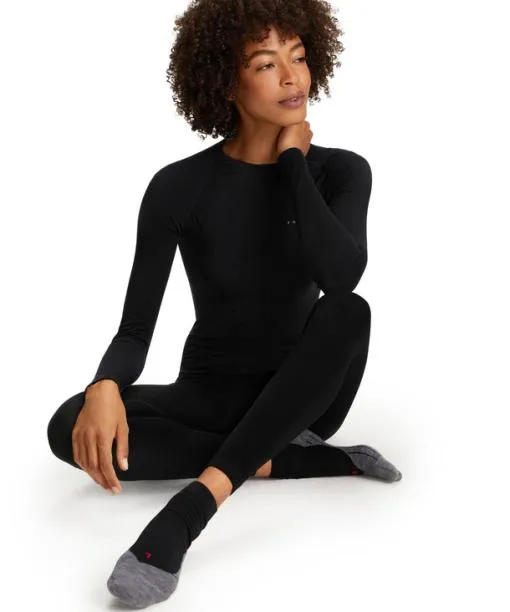 Women Women Tights Maximum Warm Black FALKE Tights