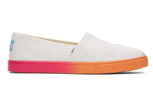 Women WomenAlpargata Cupsole Slip On White Canvas TOMS Exclusives