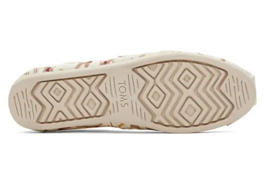 Women WomenAlpargata Glitter Reindeer With Faux Fur Glittery Natural TOMS Exclusives