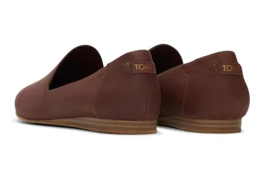 Women WomenDarcy Chestnut Leather Flat Chestnut TOMS Dress Casual